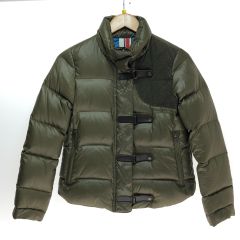TOMMY HILFIGER トミーヒルフィガー ダウンジャケット Sサイズ オリーブ Cランク