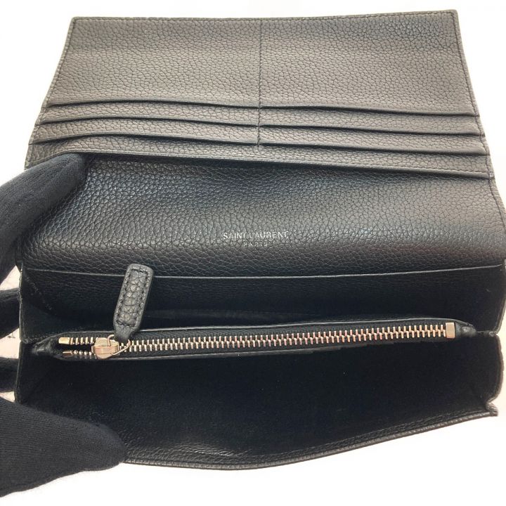 Yves Saint Laurent イブサンローラン サック ドゥ ジュール ウォレット 507619 ブラック｜中古｜なんでもリサイクルビッグバン