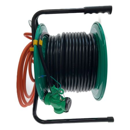  NICHIDO 電工ドラム 防雨防塵型びっくリール100V アース付 30m  RBW-E30S