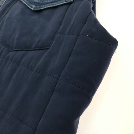 291295=HOMME ニキューイチニーキューコーオム キルティングデニムベスト SIZE 2 561-0601 ネイビー