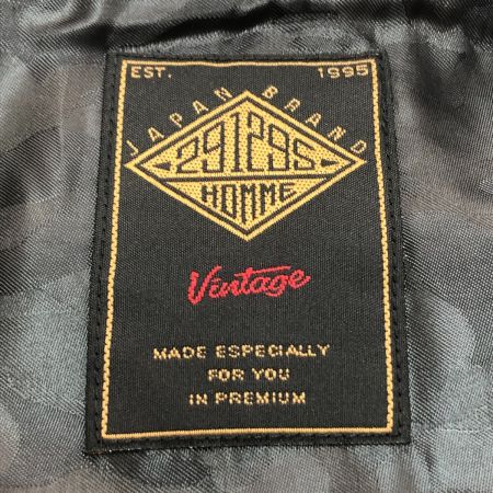  291295=HOMME ニキューイチニーキューコーオム キルティングデニムベスト SIZE 2 561-0601 ネイビー