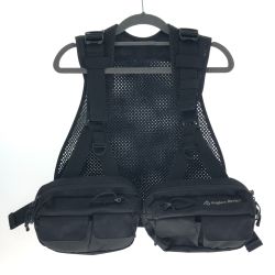 □□ Anglers-Design ライトパックベスト フィッシングベスト フリーサイズ ADV-03 ブラック Bランク