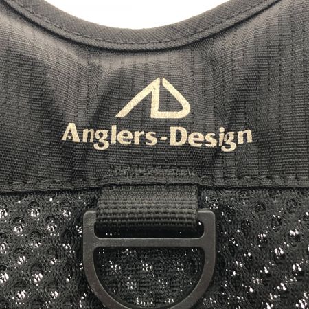  Anglers-Design ライトパックベスト フィッシングベスト フリーサイズ ADV-03 ブラック