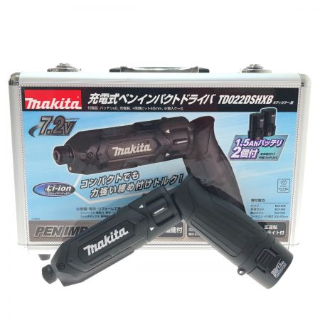  MAKITA マキタ 工具 電動工具 ペンインパクトドライバ   7.2V TD022DSHXB