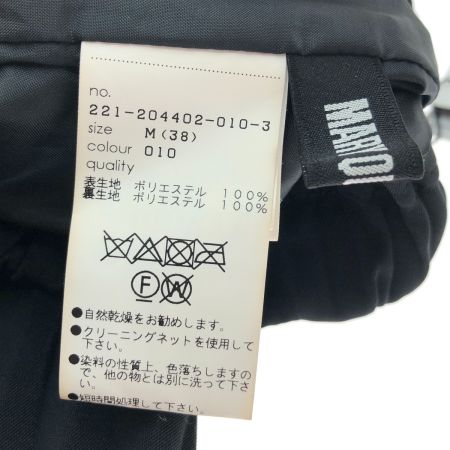  MARY QUANT マリークワント プリーツスカート Mサイズ 221-204402-010-3 ブラック