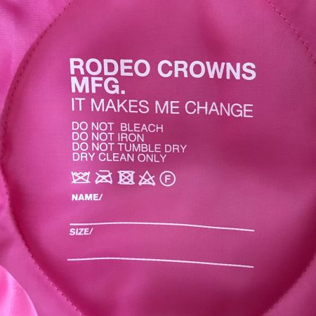  Rodeo crowns ロデオクラウンズ レディース ジャケット MA-1ジャケット   SIZE M  426DAV30-0050 キャメル Aランク