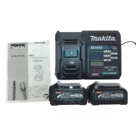  MAKITA マキタ 工具 電動工具 インパクトドライバー　40V TD001GDXAR