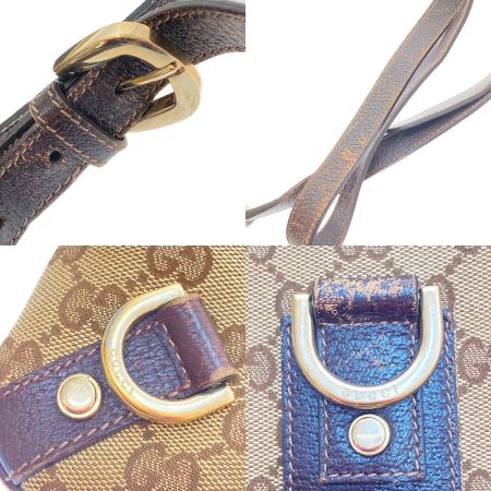  GUCCI グッチ ショルダーバッグ　GGキャンバス 131326 ブラウン