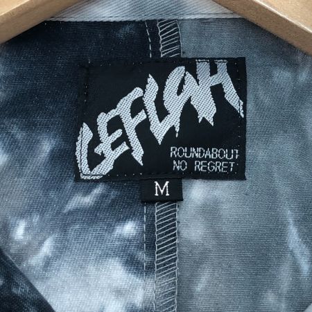  LEFLAH 長袖シャツ Mサイズ LF-LSH22-02 グレー/ベージュ/ネイビー