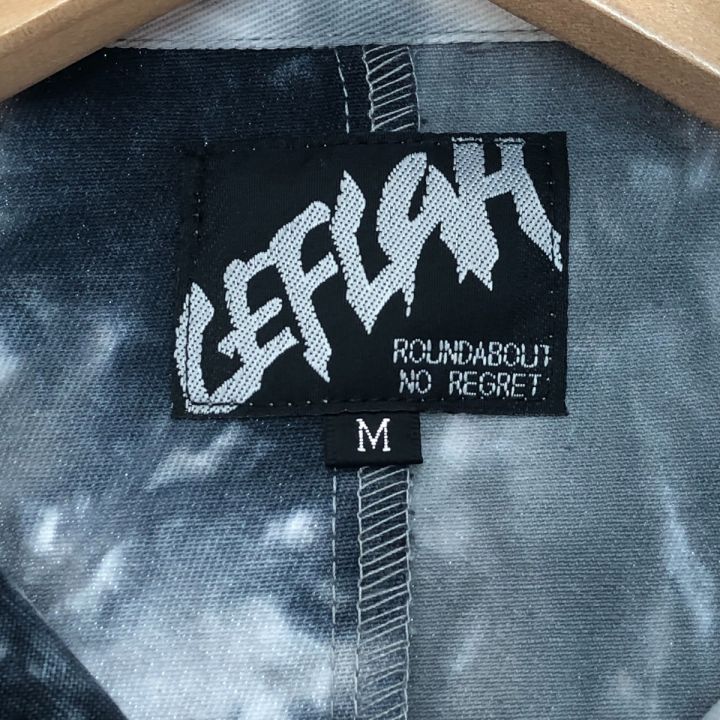 □□LEFLAH 長袖シャツ Mサイズ LF-LSH22-02 グレー/ベージュ/ネイビー LEFLAH 長袖シャツ Mサイズ LF-LSH22-02 グレー/ベージュ/ネイビー