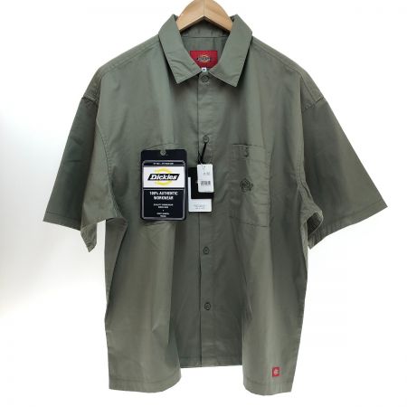  Dickies ディッキーズ 半袖シャツ Mサイズ 2278-1090 オリーブ