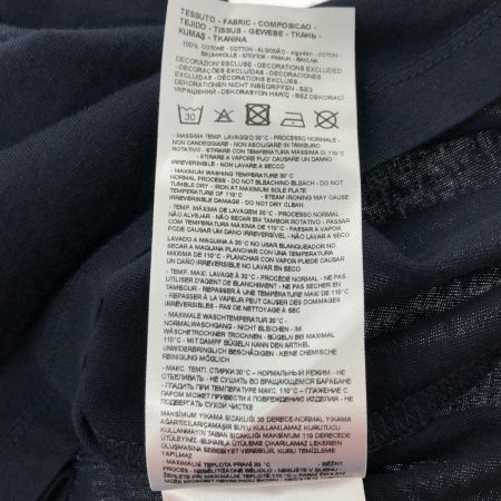  ARMANI EXCHANGE 半袖Tシャツ Sサイズ 6HZMFM ZJH4Z ネイビー