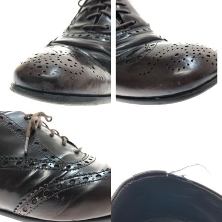  PRADA プラダ レザーシューズ SIZE 27 2EA038 ダークブラウン