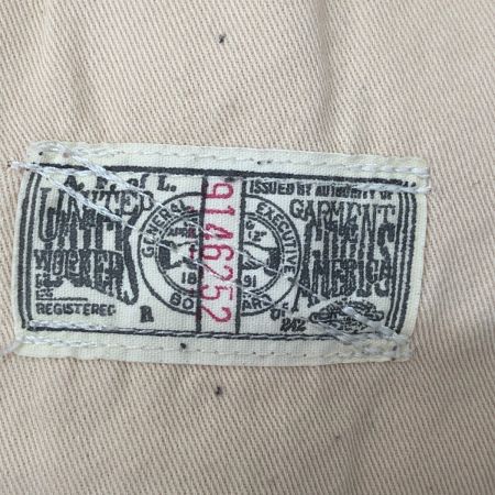  CAT'S PAW キャッツポウ パンツ ワークパンツ SIZE W33×L32 ベージュ