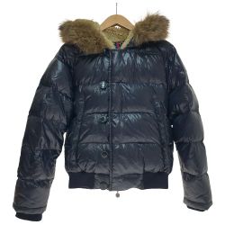 □□ MONCLER モンクレール ダウンジャケット size0(S) ネイビー Bランク