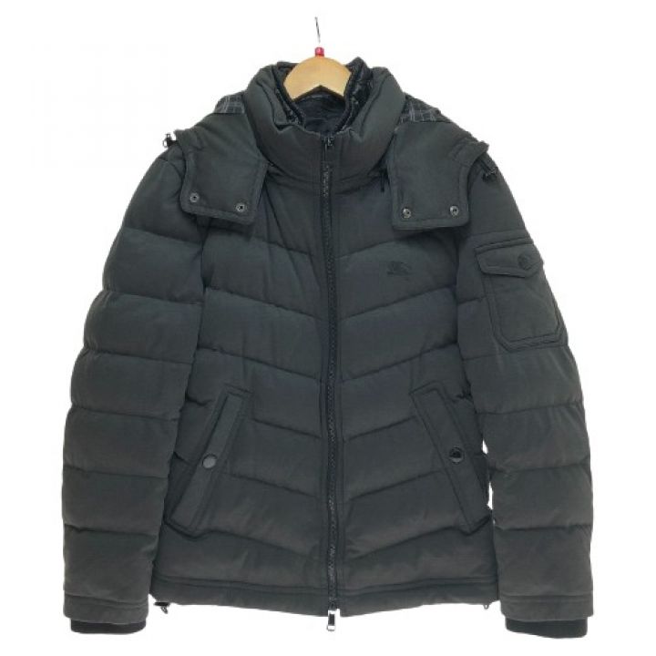 BURBERRY BLACK LABEL バーバリーブラックレーベル ダウンジャケット Mサイズ D1F19-818-08 ブラック ｜中古｜なんでもリサイクルビッグバン