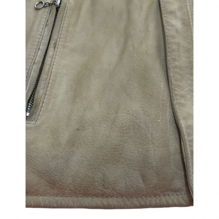  Schott ショット ライダースジャケット Lサイズ 3121010 ベージュ