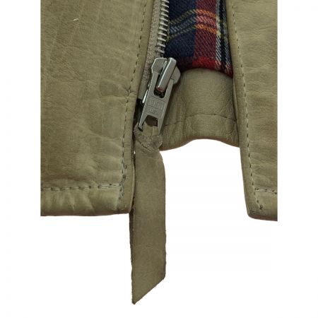  Schott ショット ライダースジャケット Lサイズ 3121010 ベージュ