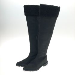 □□ YELLO イエロ ロングニーハイブーツ Mサイズ 本体のみ ブラック Bランク