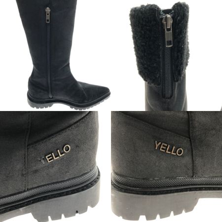  YELLO イエロ ロングニーハイブーツ Mサイズ 本体のみ ブラック