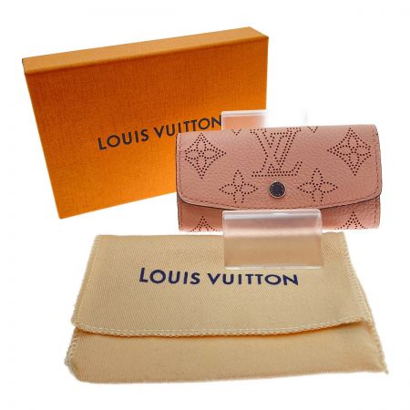  LOUIS VUITTON ルイヴィトン キーケース ミュルティクレ 4　マヒナ M64056 マグノリア（ピンク）