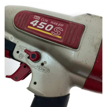  MAX マックス 釘打機　常圧コイルネイラ 450S レッド