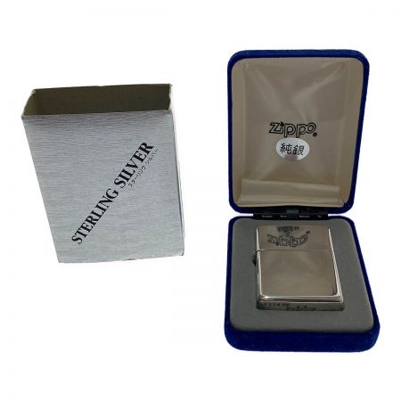   ZIPPO　STERLING SILVER 2002