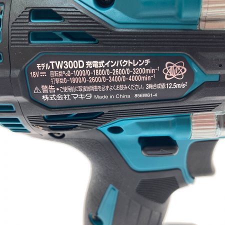  MAKITA マキタ 充電式インパクトレンチ　18V TW300DRGX