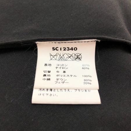  SUGAR CANE シュガーケーン レザーヨークダウンベスト Mサイズ SC12340 ブラック