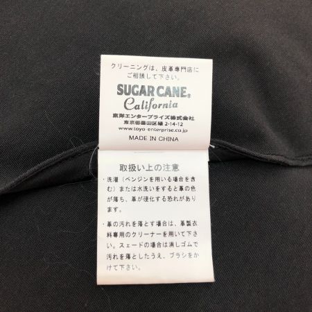  SUGAR CANE シュガーケーン レザーヨークダウンベスト Mサイズ SC12340 ブラック