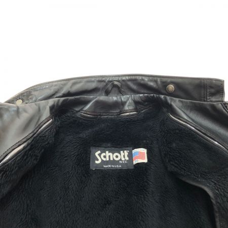  Schott ショット ライダースジャケット　サイズ36 641