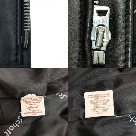  Schott ショット ライダースジャケット　サイズ36 641