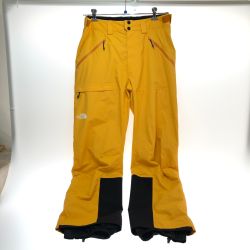 □□ THE NORTH FACE ザノースフェイス スラッシュバックパンツ スキーウェア Ｌサイズ NS62006 サミットゴールド Cランク