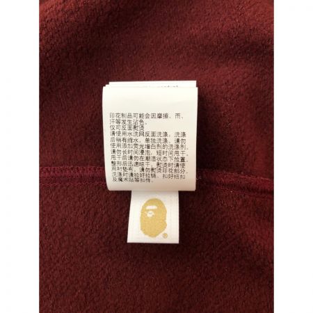  A BATHING APE アベイシングエイプ ジップパーカー　2XL 001ZPI801008M レッド