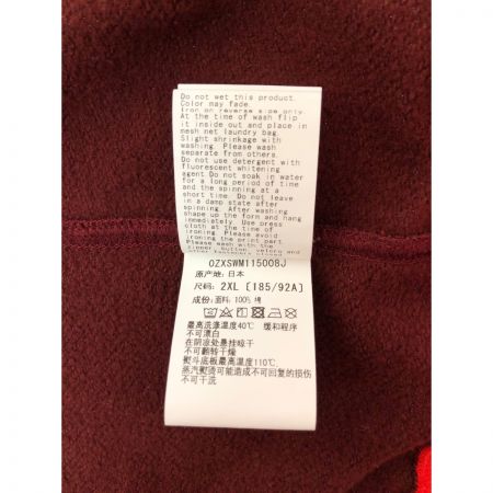  A BATHING APE アベイシングエイプ ジップパーカー　2XL 001ZPI801008M レッド