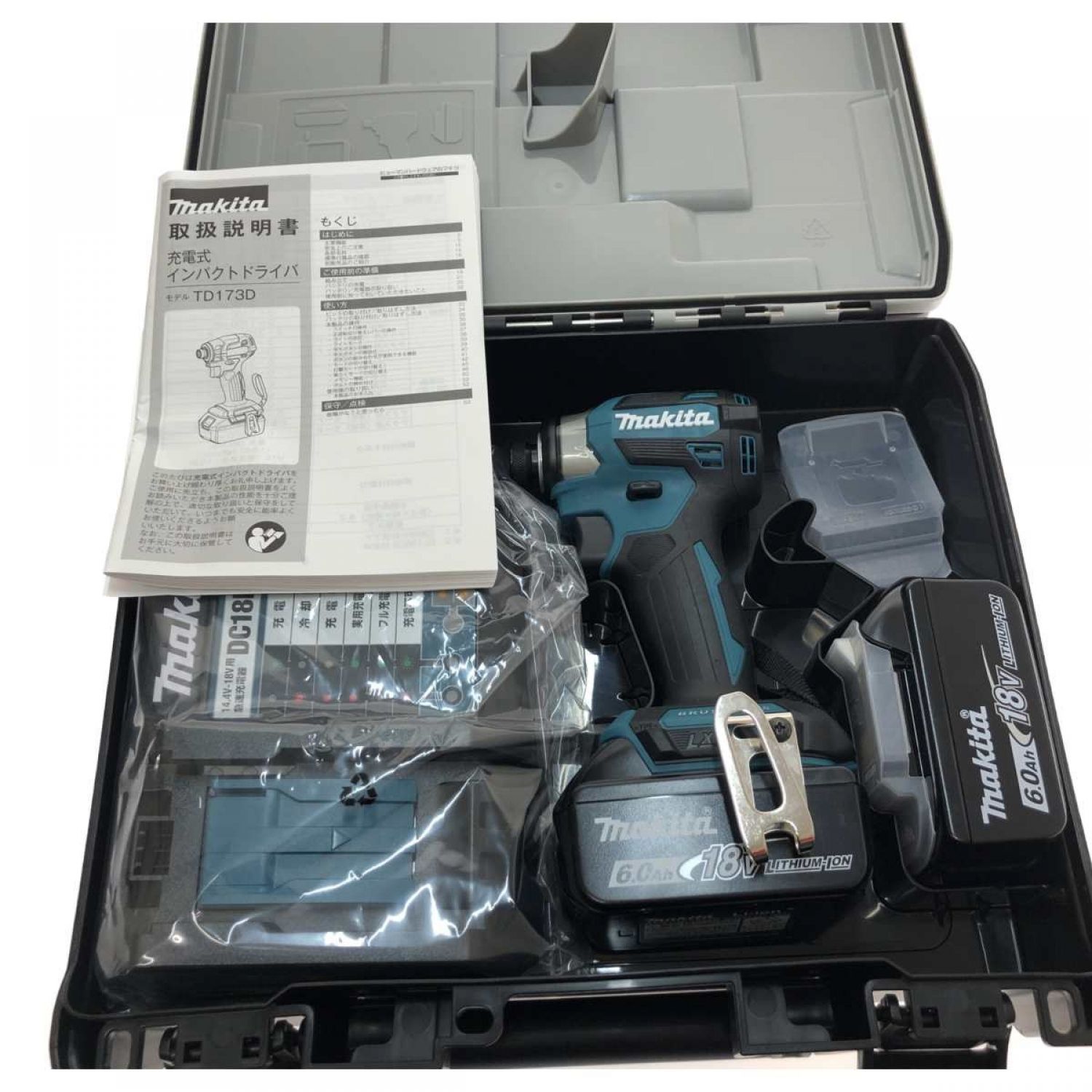 中古】 MAKITA マキタ 充電式インパクトドライバ 18V 6.0Ah TD173DRGX