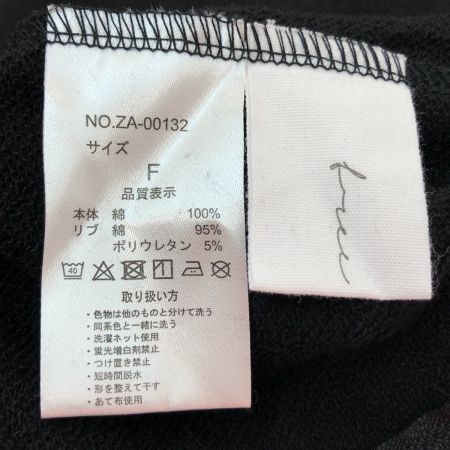  Antiqua アンティカ ジップデザインパーカー フリーサイズ ZA-00132 ブラック