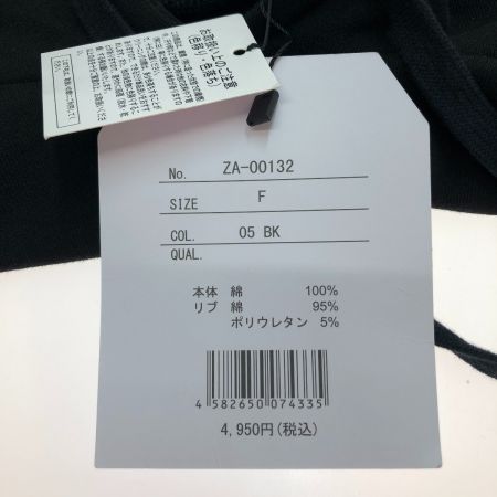  Antiqua アンティカ ジップデザインパーカー フリーサイズ ZA-00132 ブラック