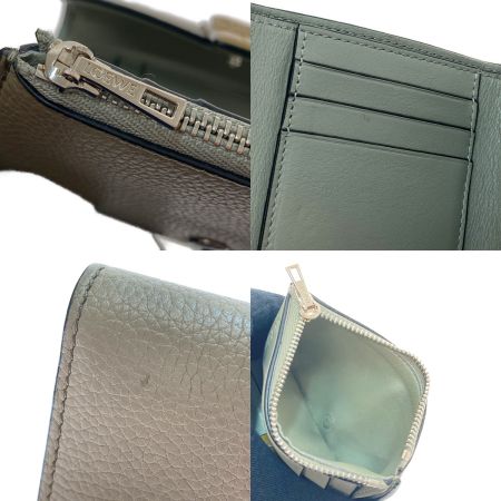  LOEWE ロエベ バーティカル ウォレット スモール C660S86 グレージュ
