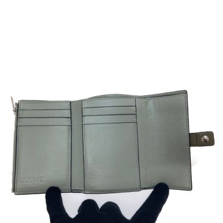  LOEWE ロエベ バーティカル ウォレット スモール C660S86 グレージュ