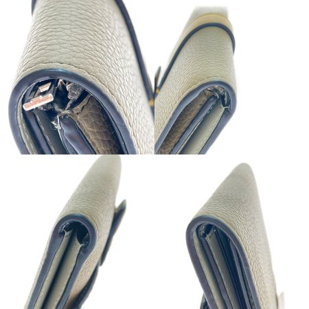  LOEWE ロエベ バーティカル ウォレット スモール C660S86 グレージュ