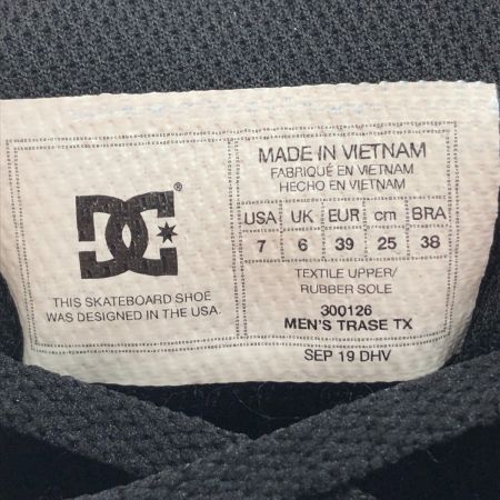  DC SHOES ディーシーシューズ スニーカー 25cm 本体のみ 300126 ブラック