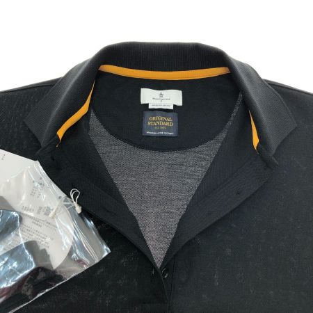  Munsingwear マンシングウェア マナード鹿の子2WAYロングワンピース Sサイズ MLWSJJ01 ブラック