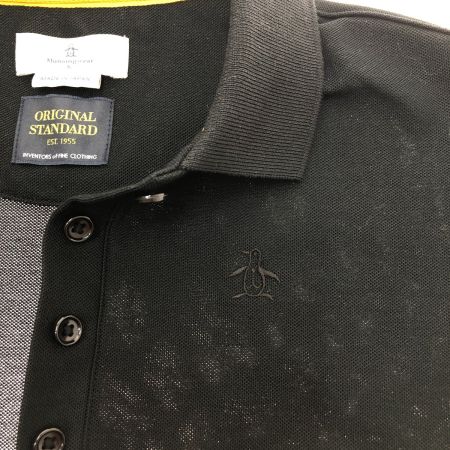  Munsingwear マンシングウェア マナード鹿の子2WAYロングワンピース Sサイズ MLWSJJ01 ブラック