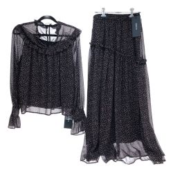 □□ DRWCYS セットアップ　Sサイズ 上36-03182002  下36-03151003 ブラック Aランク