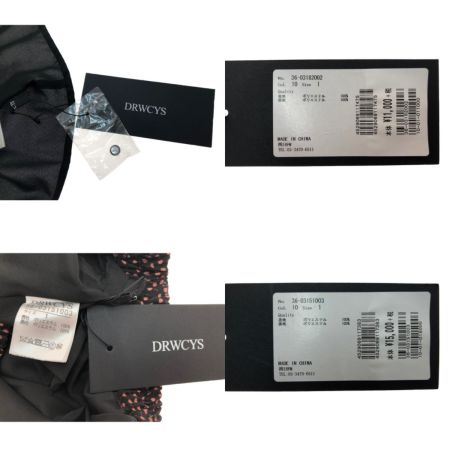  DRWCYS セットアップ　Sサイズ 上36-03182002  下36-03151003 ブラック