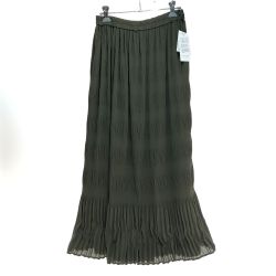 □□ ATSURO TAYAMA プリーツスカート SIZE 36(S) 747-79003 カーキ Aランク