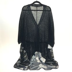 □□ ATSURO TAYAMA カーディガン SIZE36(S) 747-38011 ブラック Sランク