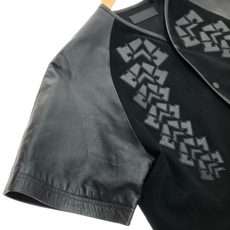  alexander wang h&m レザー ベースボールシャツ Mサイズ 551920 ブラック