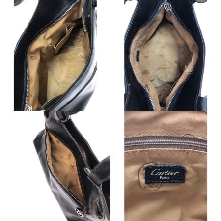  Cartier カルティエ ハンドバッグ ブラック